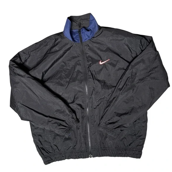 VTG 90’s Reversible Nike Swoosh Tracksuit Jacket & Pants L - Picture 2 of 11